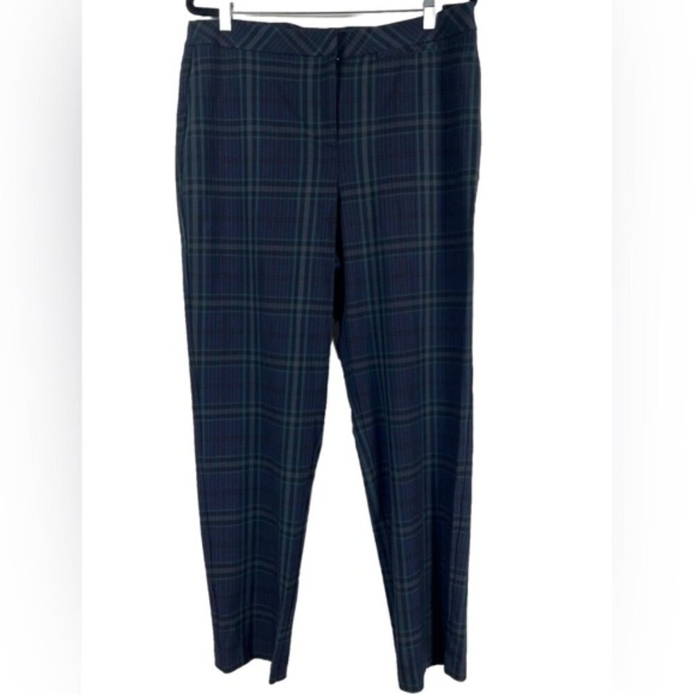 NWT J.Jill PREMIUM BI-STRETCH Plaid Pants Cotton/Rayon/Spandex Size 16